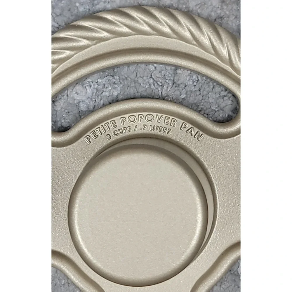 Nordic Ware Cast Aluminum Petite Popover Pan 1/4 Cup Each‎ 12 Cavity